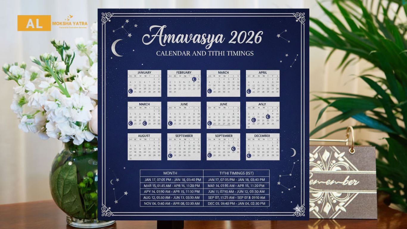 Amavasya 2026 Dates & Rituals Guide - AL Moksh Yatra